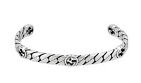 Pulsera Gucci Hombre Interlocking G in Plata YBA661526001019 - YBA661526001019